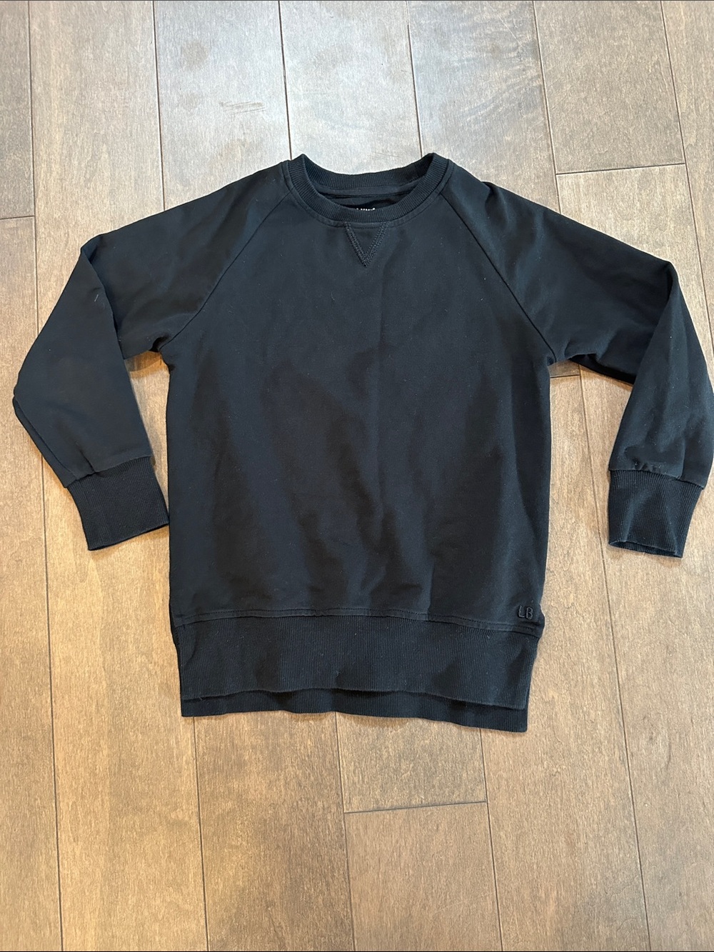 Little Bipsy Black Kids Crewneck Sweatshirt